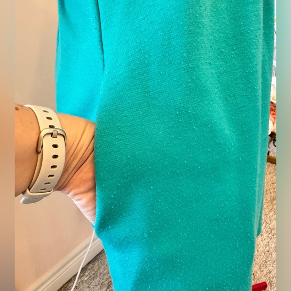 Monteau dress, turquoise, retro style size large. - Picture 7 of 9